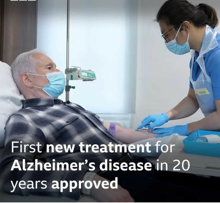 FIRST NEW TREATMENT FOR ALZHEIMER’S DISEASE IN 20 YEARS APPROVED UIMSA